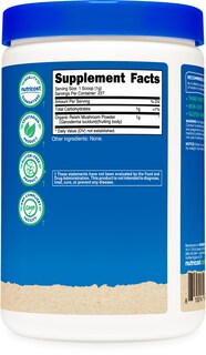 Foto 5 | Suplemento Nutricost Organic Reishi En Polvo 227 G - Venta Internacional.