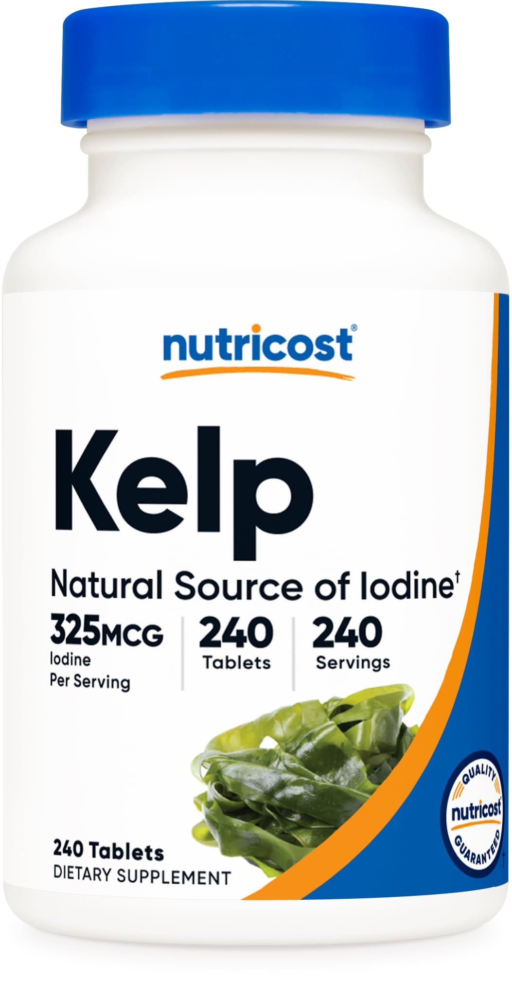 Foto 1 | Suplemento Nutricost Kelp Tablets 325 Mcg De Yodo 240 Tabletas - Venta Internacional.