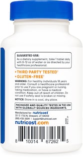 Foto 4 | Suplemento Nutricost Kelp Tablets 325 Mcg De Yodo 240 Tabletas - Venta Internacional.