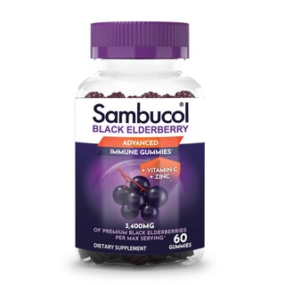 Foto 1 | Complemente Las Gomitas De Saúco Negro Sambucol Con Zinc Y Vitamina C - Venta Internacional.