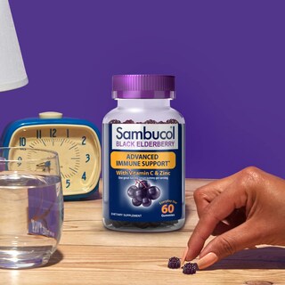 Foto 7 | Complemente Las Gomitas De Saúco Negro Sambucol Con Zinc Y Vitamina C - Venta Internacional.
