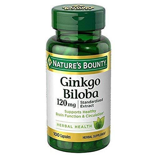 Suplemento Nature's Bounty Ginkgo Biloba 120 Mg 100 Cápsulas X2 - Venta Internacional.