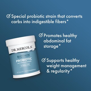 Foto 4 | Suplemento Dr. Mercola Biothin Probiotic De 10 Mil Millones De Cfu - Venta Internacional.