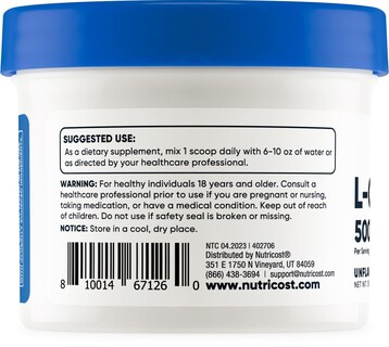 Foto 3 | Suplemento Nutricost L-carnosina en Polvo 50 G - Venta Internacional