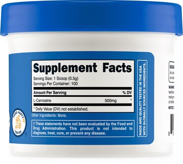 Foto 4 | Suplemento Nutricost L-carnosina en Polvo 50 G - Venta Internacional