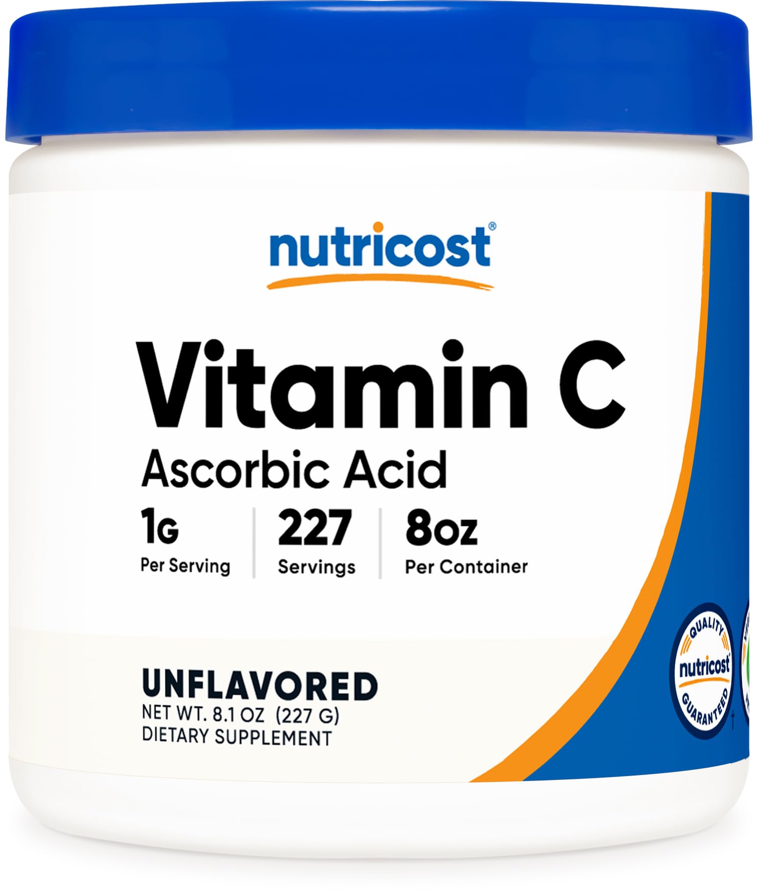 Foto 1 | Vitamina C En Polvo Ácido Ascórbico Nutricost 227 G (8 Oz) - Venta Internacional.
