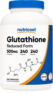 Foto 1 | Suplemento Nutricost, Cápsulas De Glutatión, 500 Mg, 240 Porciones - Venta Internacional.