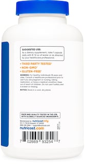 Foto 4 | Suplemento Nutricost L-fenilalanina 500 Mg 180 Cápsulas - Venta Internacional.