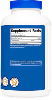 Foto 5 | Suplemento Nutricost L-fenilalanina 500 Mg 180 Cápsulas - Venta Internacional.