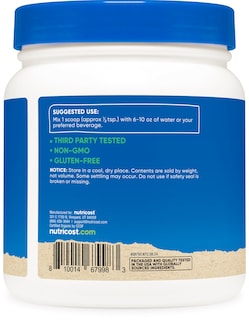 Foto 3 | Polvo Orgánico Hierba de Cebada Nutricost 454g Sin Sabor - Venta Internacional