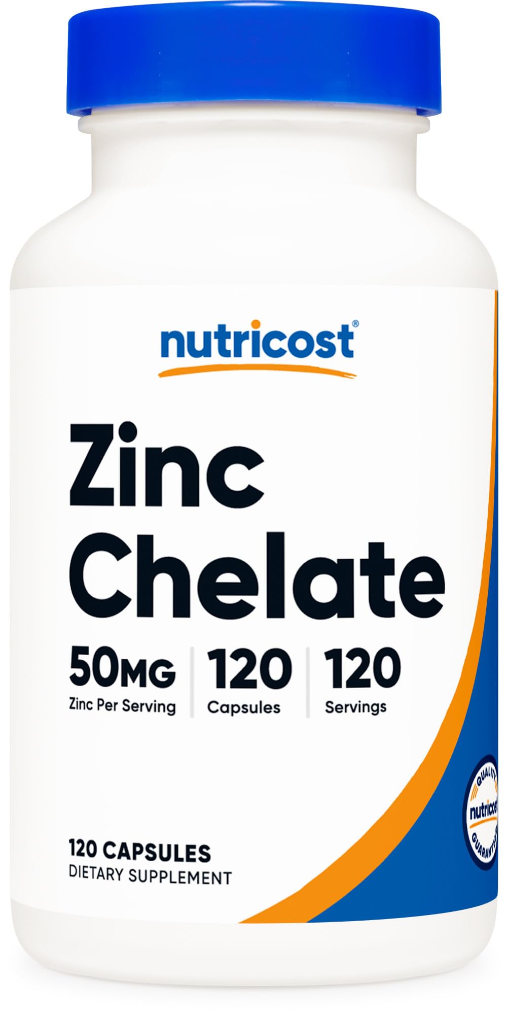 Foto 2 pulgar | Suplemento Nutricost De Quelato De Zinc 50 Mg 120 Cápsulas Vegetarianas - Venta Internacional.