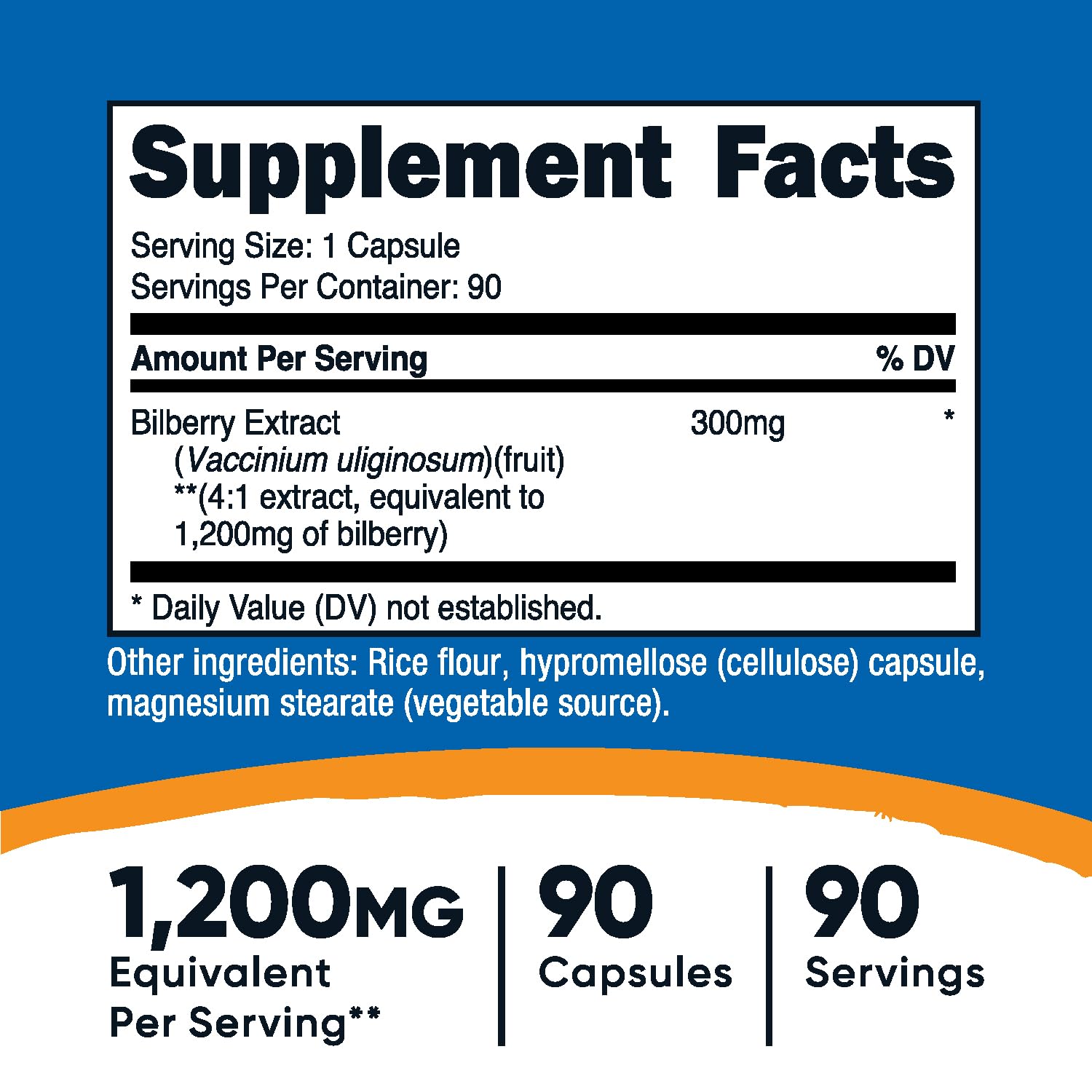 Foto 3 pulgar | Suplemento Nutricost En Cápsulas De Arándano 1200 Mg (90 Cápsulas) - Venta Internacional.