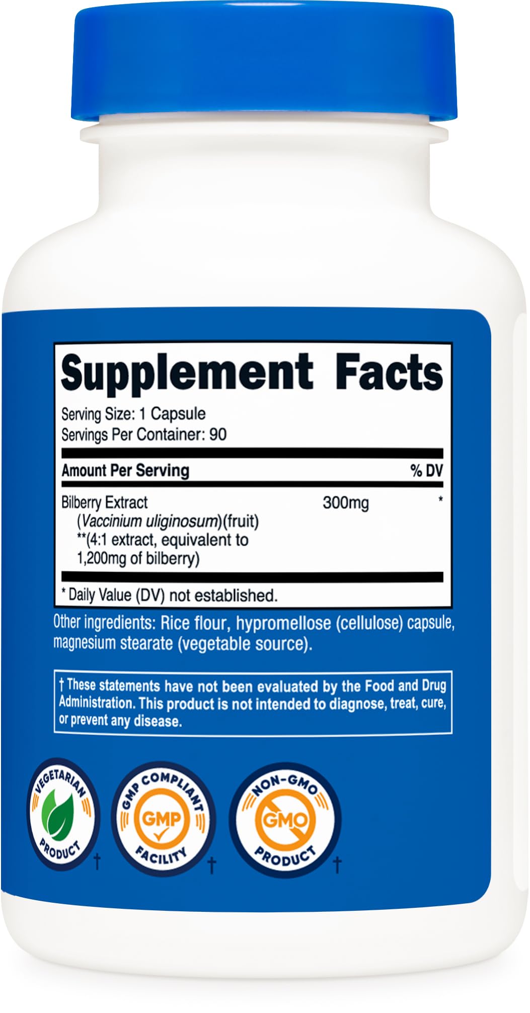 Foto 6 pulgar | Suplemento Nutricost En Cápsulas De Arándano 1200 Mg (90 Cápsulas) - Venta Internacional.