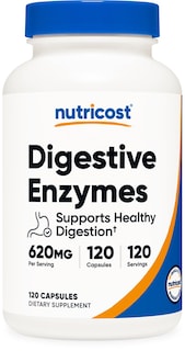 Foto 1 | Suplemento Nutricost Digestive Enzymes 620 Mg 120 Cápsulas - Venta Internacional.