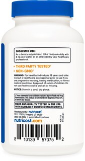 Foto 4 | Suplemento Nutricost Digestive Enzymes 620 Mg 120 Cápsulas - Venta Internacional.
