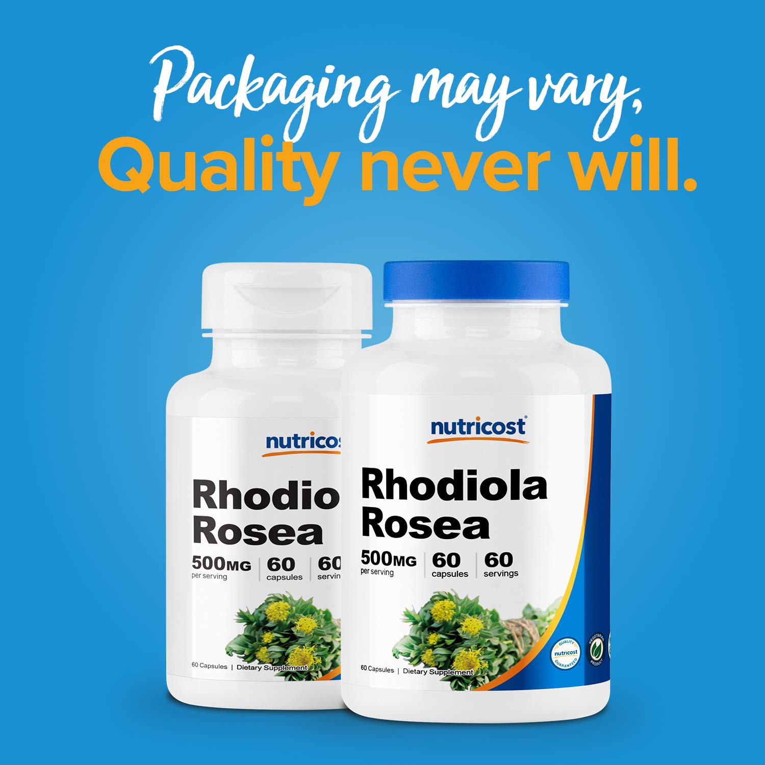 Foto 5 pulgar | Suplemento Nutricost Rhodiola Rosea 500 Mg 60 Cápsulas - Venta Internacional.