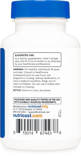 Foto 4 | Suplemento Nutricost Vitamina D3 2000 Ui 240 Cápsulas - Venta Internacional