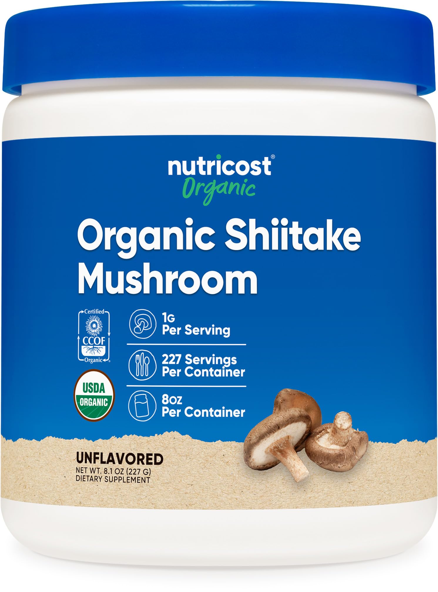 Foto 2 pulgar | Suplemento Nutricost Organic Shiitake 240 Ml Orgánico - Venta Internacional