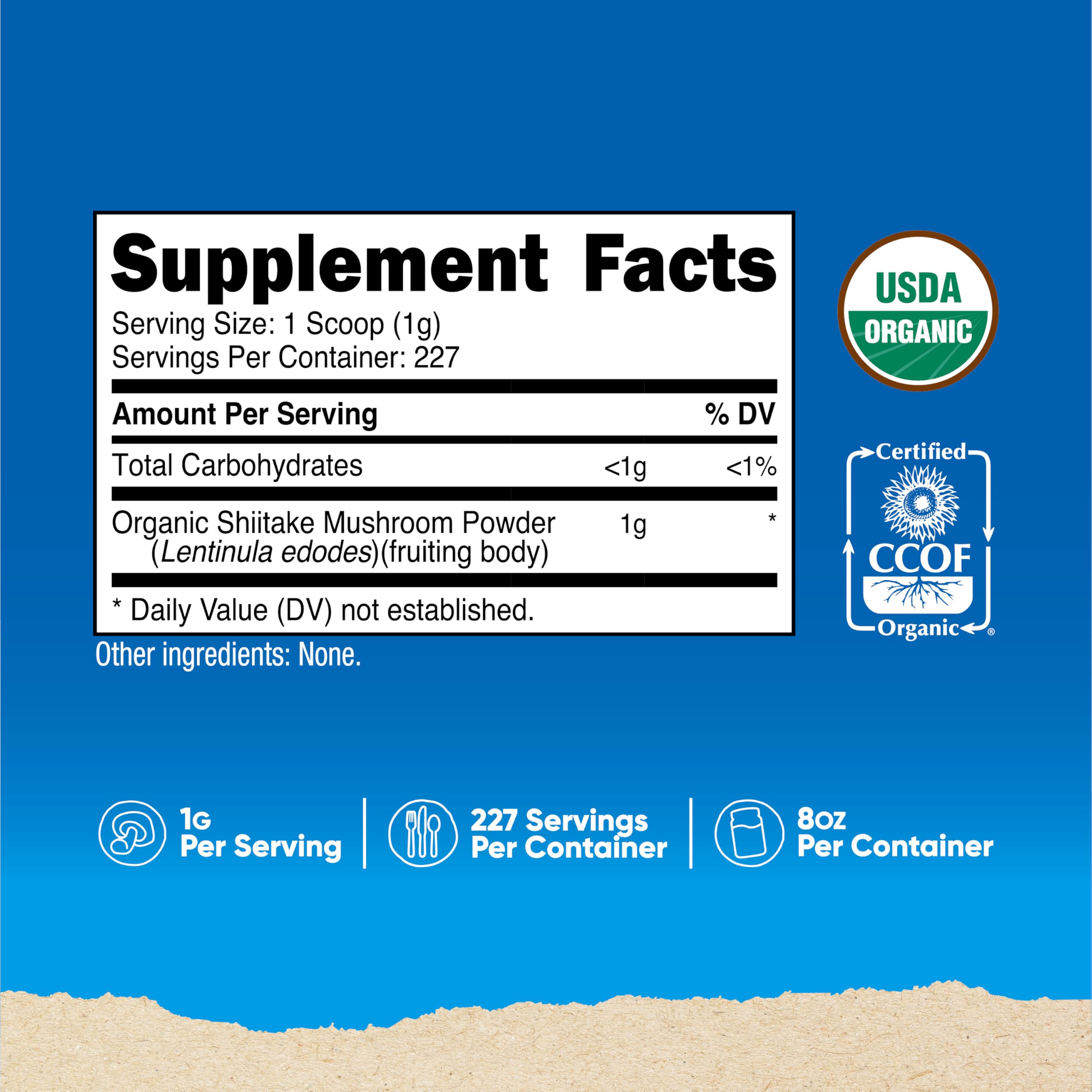 Foto 3 pulgar | Suplemento Nutricost Organic Shiitake 240 Ml Orgánico - Venta Internacional