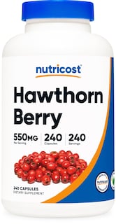 Foto 1 | Suplemento Nutricost, Cápsulas De Bayas De Espino Blanco, 550 Mg, 240 Unidades - Venta Internacional.