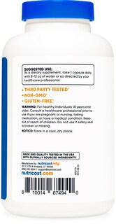 Foto 4 | Suplemento Nutricost, Cápsulas De Bayas De Espino Blanco, 550 Mg, 240 Unidades - Venta Internacional.
