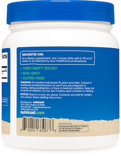 Foto 4 | Suplemento Nutricost De Raíz De Astrágalo Orgánico En Polvo, 454 G - Venta Internacional.