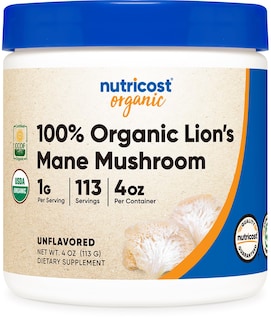 Foto 1 | Suplemento Nutricost De Hongos Orgánicos Lion's Mane En Polvo, 120 Ml - Venta Internacional.