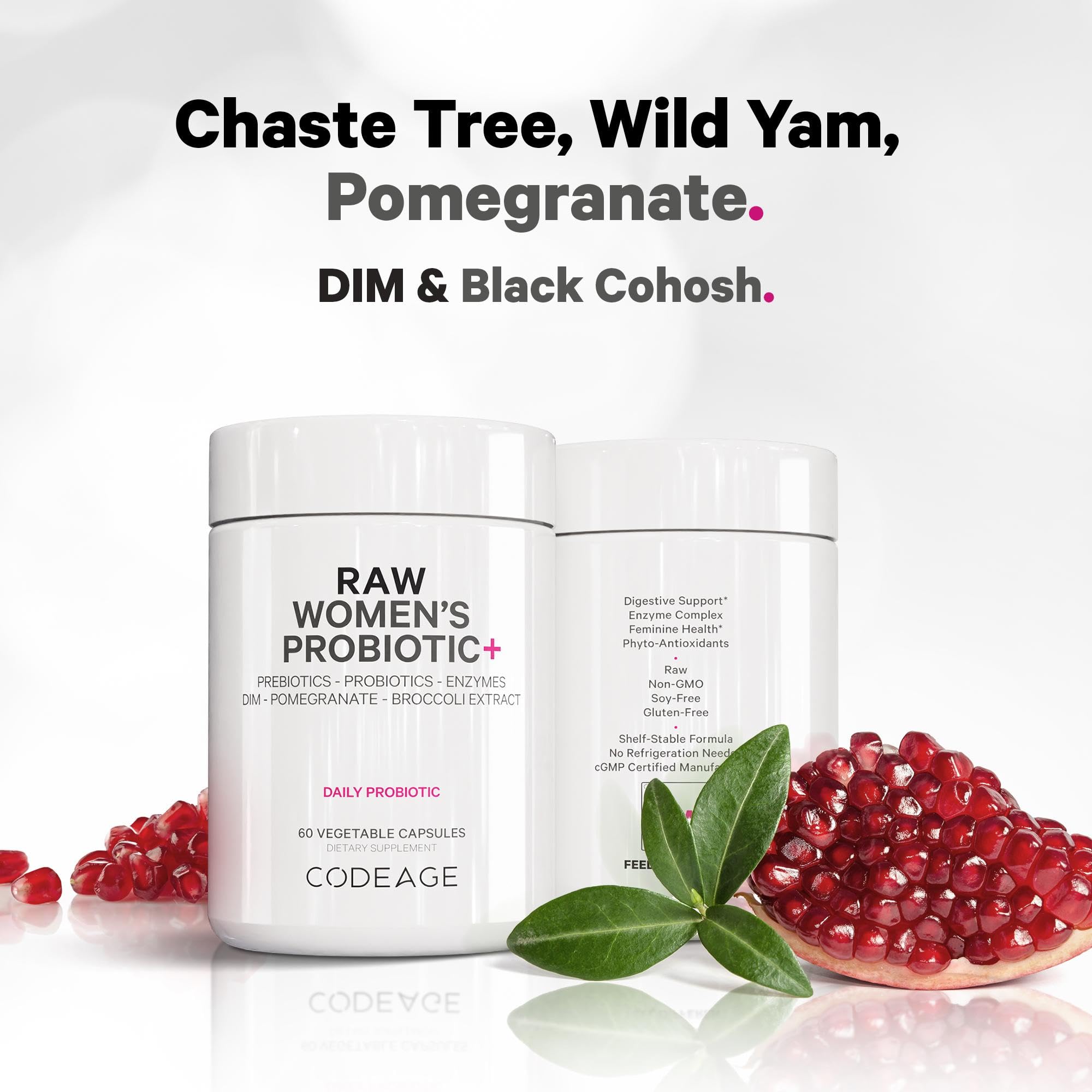 Foto 5 pulgar | Suplemento Codeage Raw Probiotics Women Digestive 100 Mil Millones De Cfu - Venta Internacional.