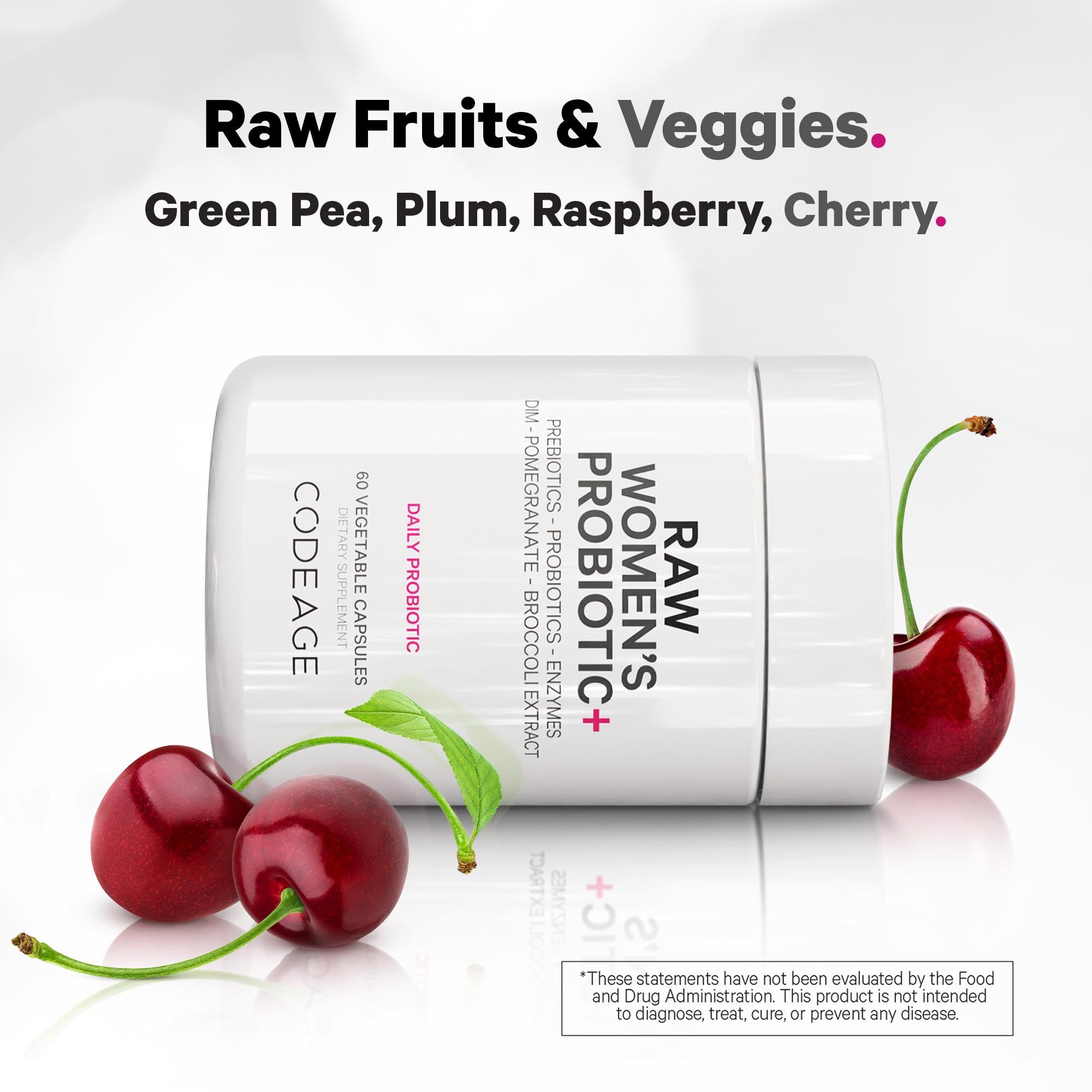 Foto 7 pulgar | Suplemento Codeage Raw Probiotics Women Digestive 100 Mil Millones De Cfu - Venta Internacional.
