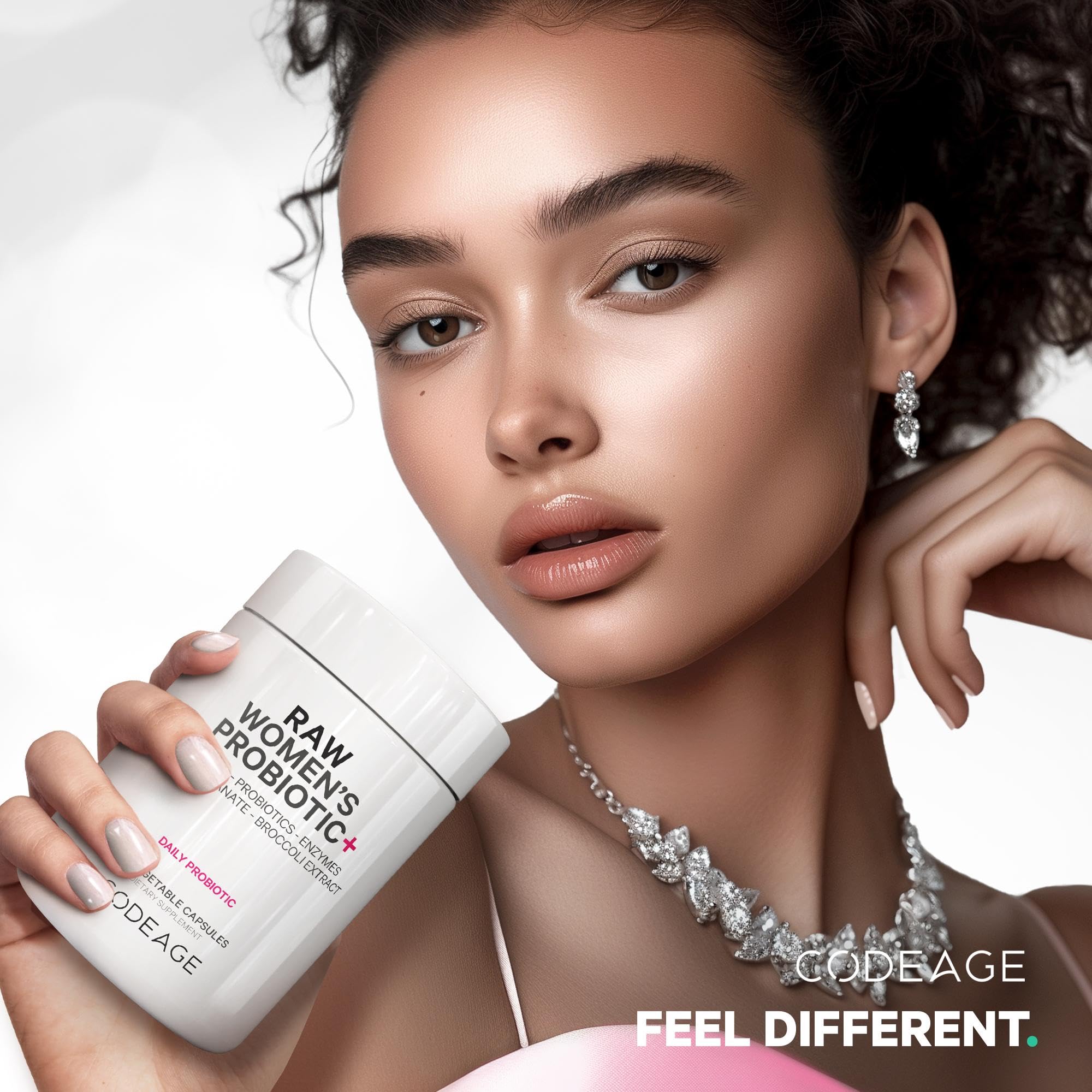 Foto 8 pulgar | Suplemento Codeage Raw Probiotics Women Digestive 100 Mil Millones De Cfu - Venta Internacional.