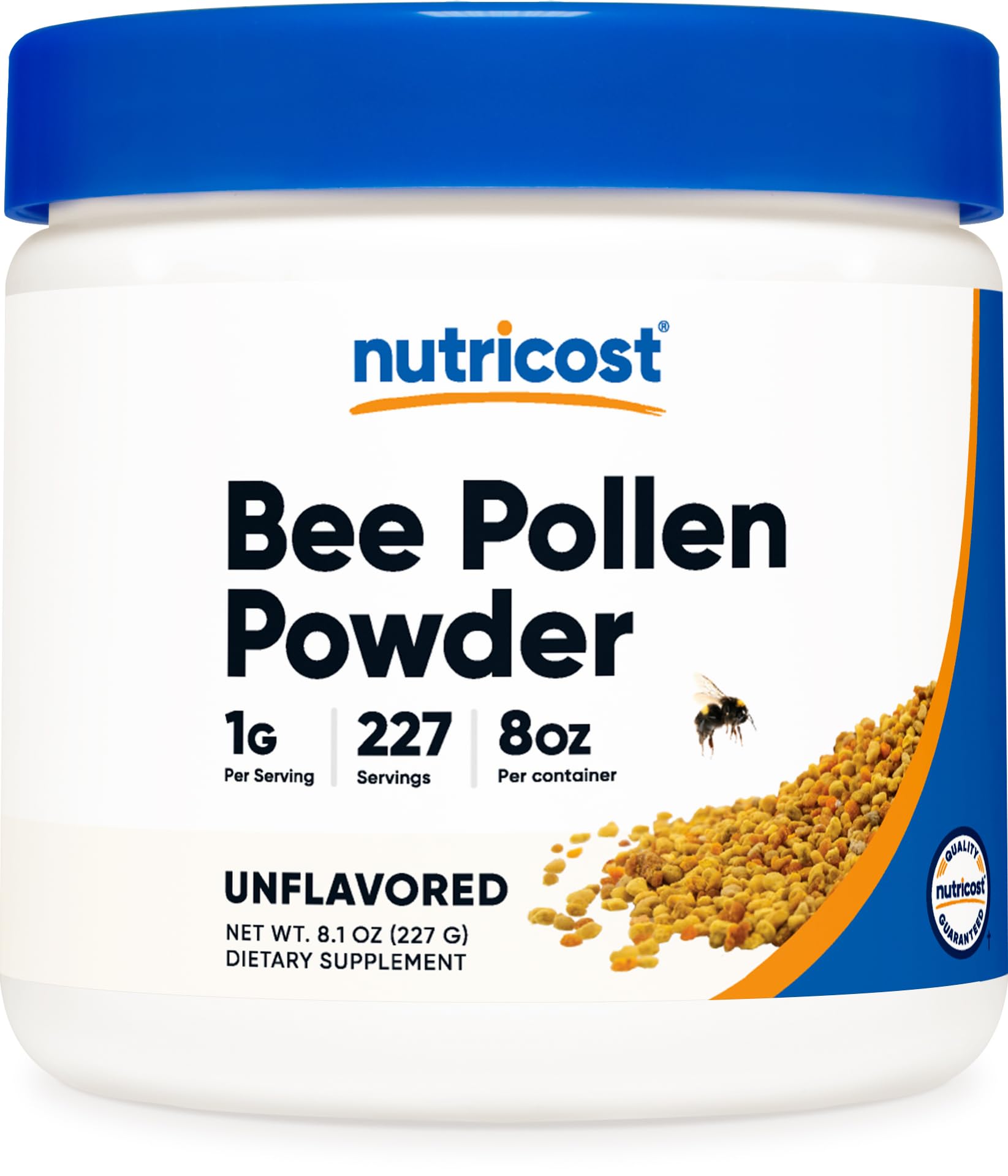 Foto 2 pulgar | Polen De Abeja En Polvo Nutricost 227 Porciones 227 G Sin Gluten - Venta Internacional.