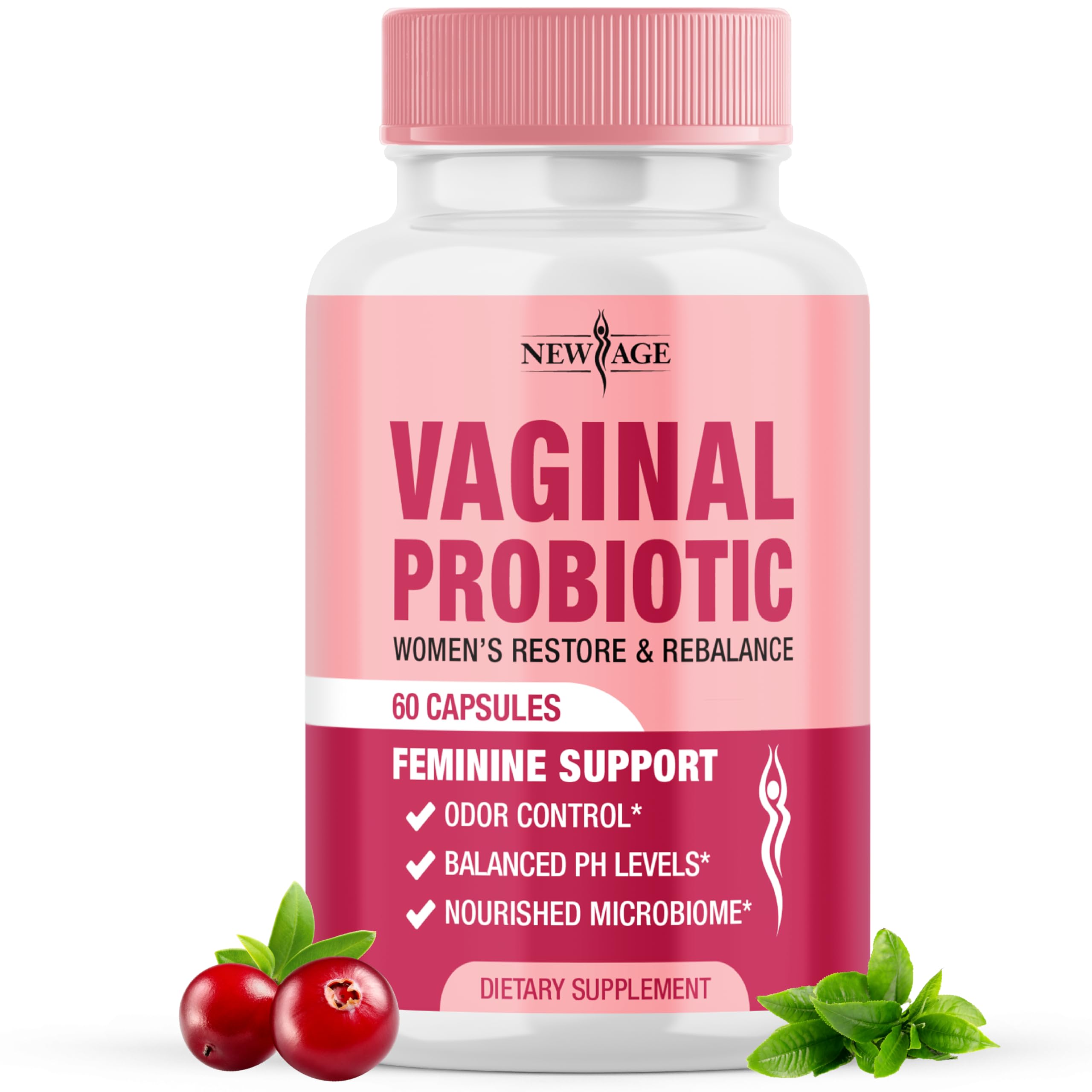 Foto 2 pulgar | Probióticos Vaginales New Age Para Mujeres Con Prebióticos 60 Cápsulas - Venta Internacional.