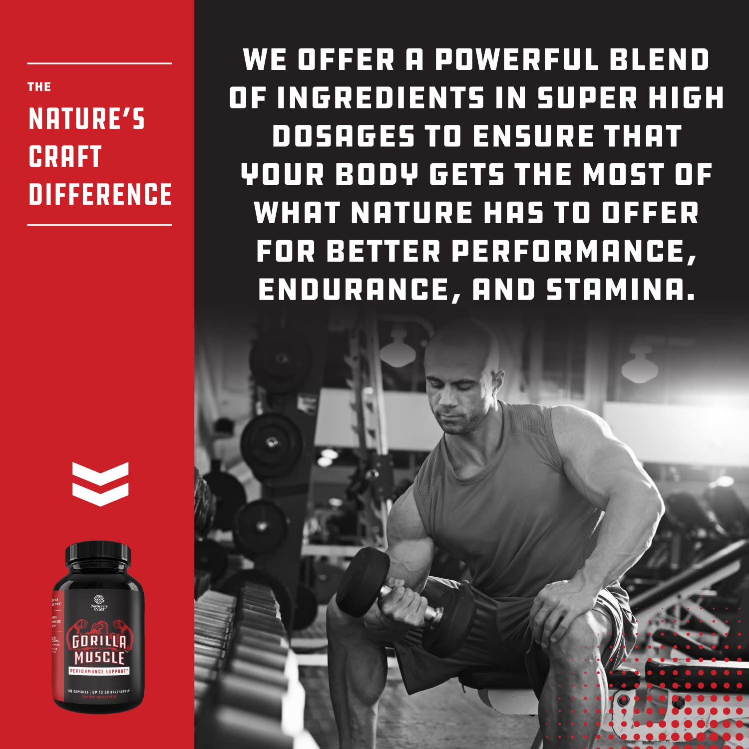 Foto 5 pulgar | Potenciador De Testosterona Natures Craft Extra Strength Para Hombres - Venta Internacional.