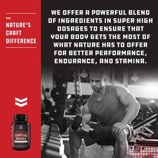 Foto 4 | Potenciador De Testosterona Natures Craft Extra Strength Para Hombres - Venta Internacional.