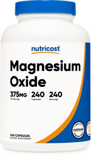 Foto 1 | Suplemento Nutricost De Óxido De Magnesio 375 Mg 240 Cápsulas - Venta Internacional.