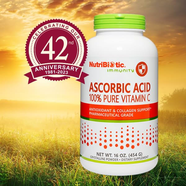 Foto 5 pulgar | Vitamina C En Polvo, Ácido Ascórbico Nutribiótico, 2000 Mg, 473 Ml - Venta Internacional.