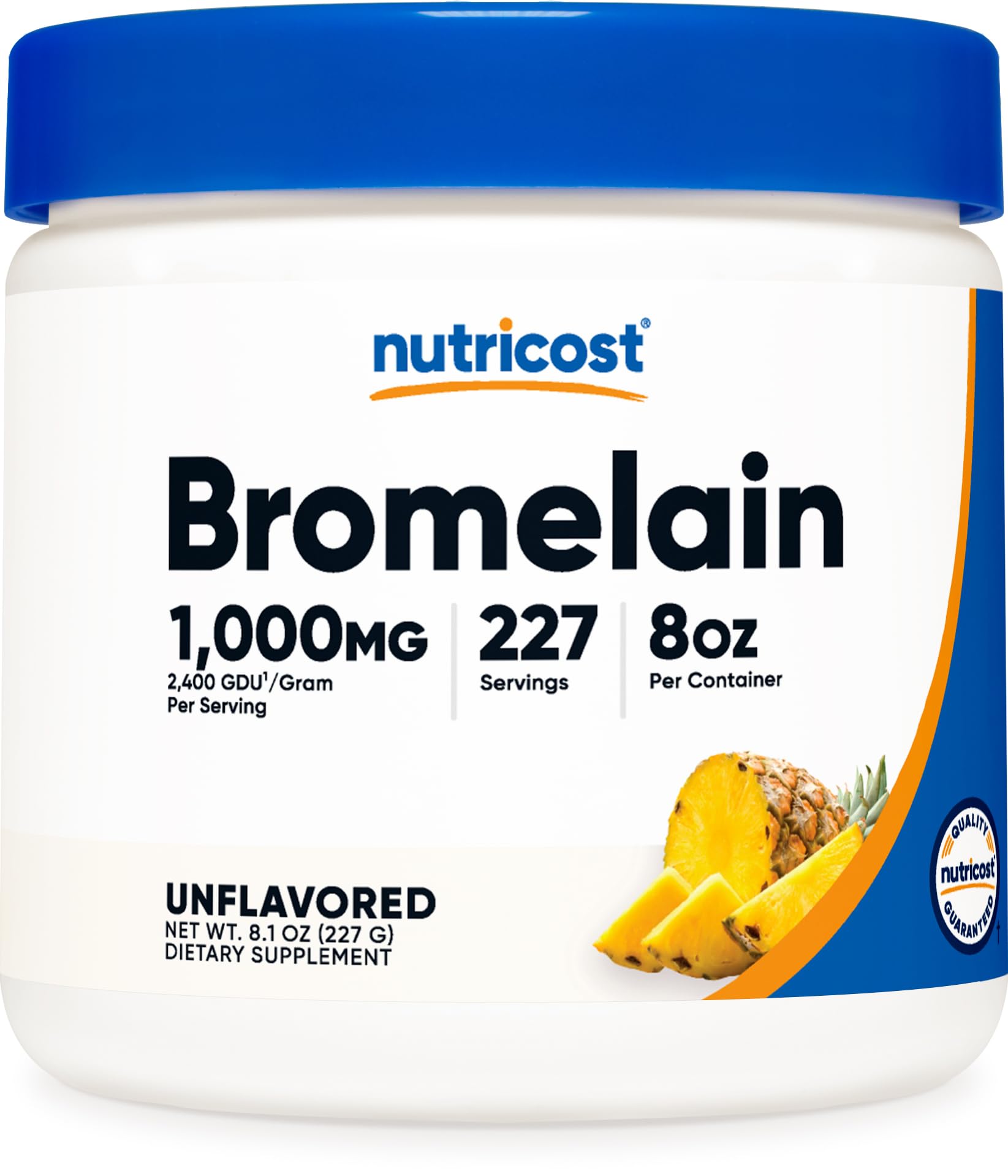 Foto 2 pulgar | Bromelina En Polvo Nutricost, 240 Ml, Sin Ogm, Vegetariana Y Sin Gluten - Venta Internacional.