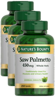 Foto 1 | Suplemento Nature's Bounty Saw Palmetto 450 Mg 250 Cápsulas X3 - Venta Internacional.