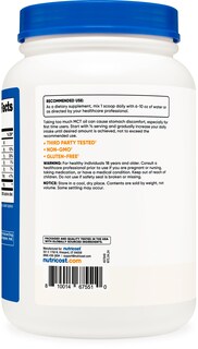 Foto 4 | Aceite Mct En Polvo Nutricost 907 G (907 Ml), Cero Carbohidratos Netos, Cetosis - Venta Internacional.