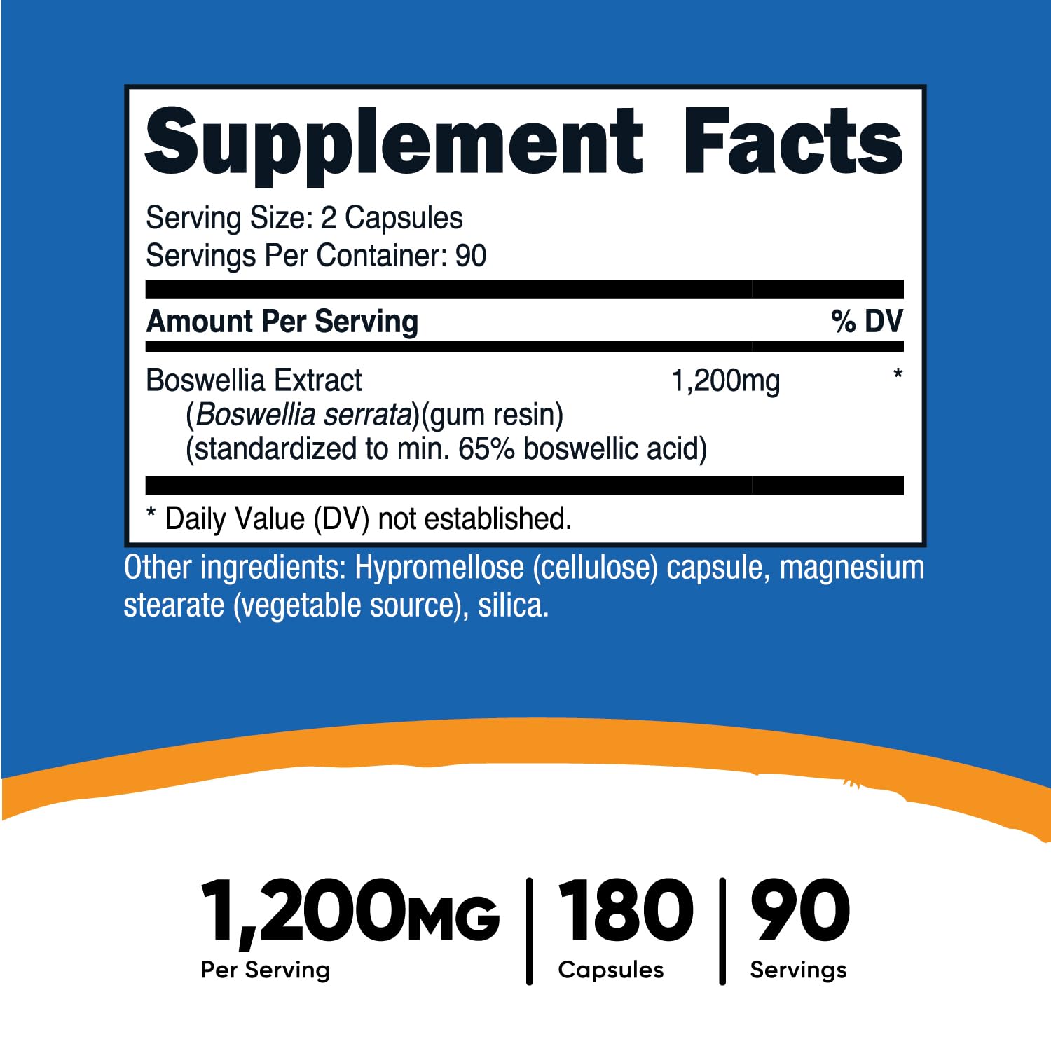 Foto 3 pulgar | Suplemento Nutricost Extracto De Boswellia Al 65% De Ácido Boswélico - Venta Internacional.