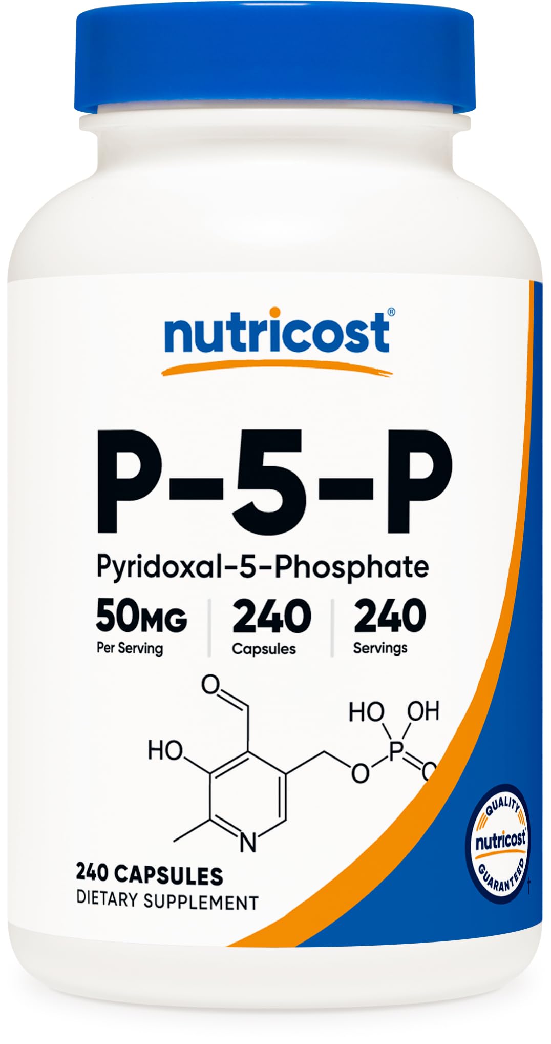 Foto 1 | Suplemento Nutricost P5p De Vitamina B6 50 Mg 240 Cápsulas - Venta Internacional.