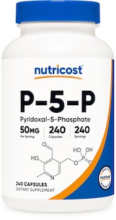 Foto 1 | Suplemento Nutricost P5p De Vitamina B6 50 Mg 240 Cápsulas - Venta Internacional.