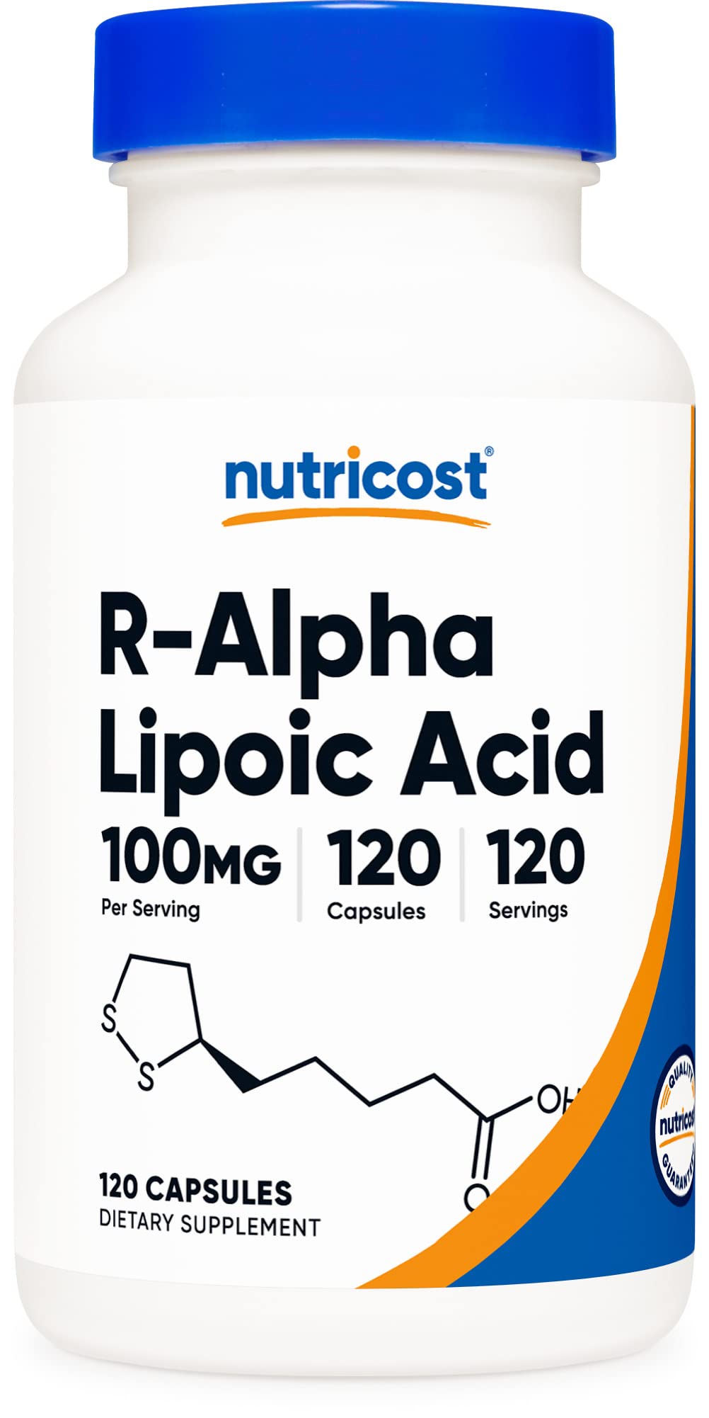 Foto 2 pulgar | Suplemento Nutricost De Ácido R-alfa Lipoico 100 Mg 120 Cápsulas - Venta Internacional.