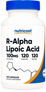 Foto 1 | Suplemento Nutricost De Ácido R-alfa Lipoico 100 Mg 120 Cápsulas - Venta Internacional.