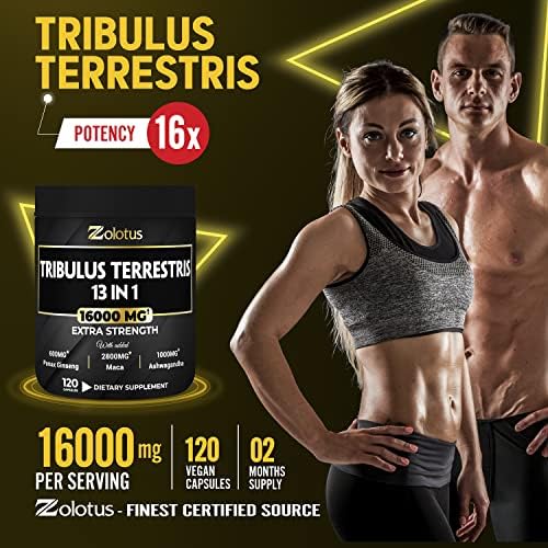 Foto 8 pulgar | Suplemento Zolotus 13 En 1 Tribulus Terrestris 16000 Mg 120 Cápsulas - Venta Internacional