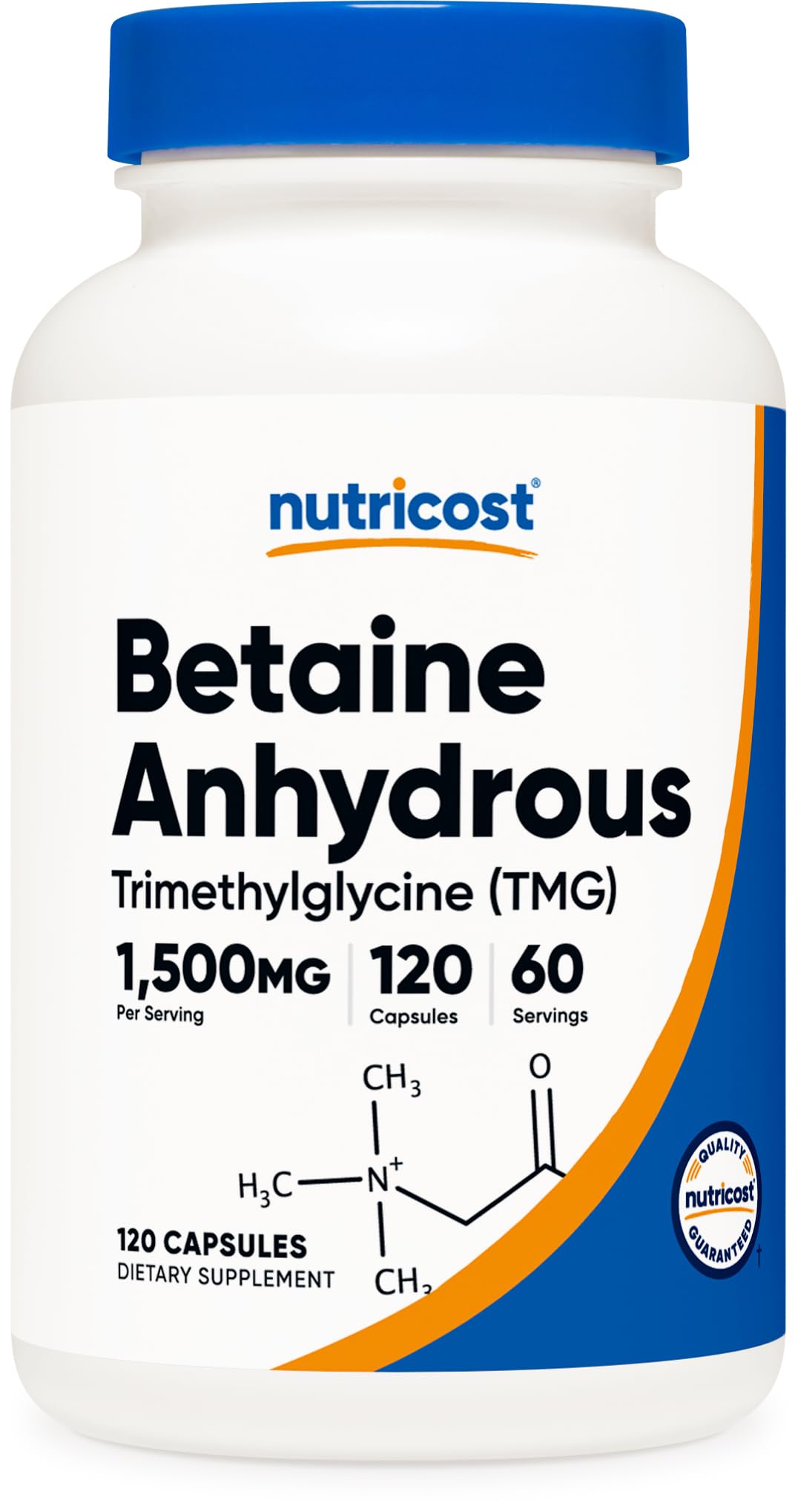 Foto 1 | Suplemento Nutricost Betaína Anhidra 1500 Mg 120 Cápsulas - Venta Internacional.