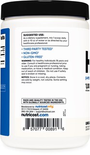 Foto 4 | Suplemento Nutricost Hmb En Polvo 250 G Con 1000 Mg Por Porción - Venta Internacional.