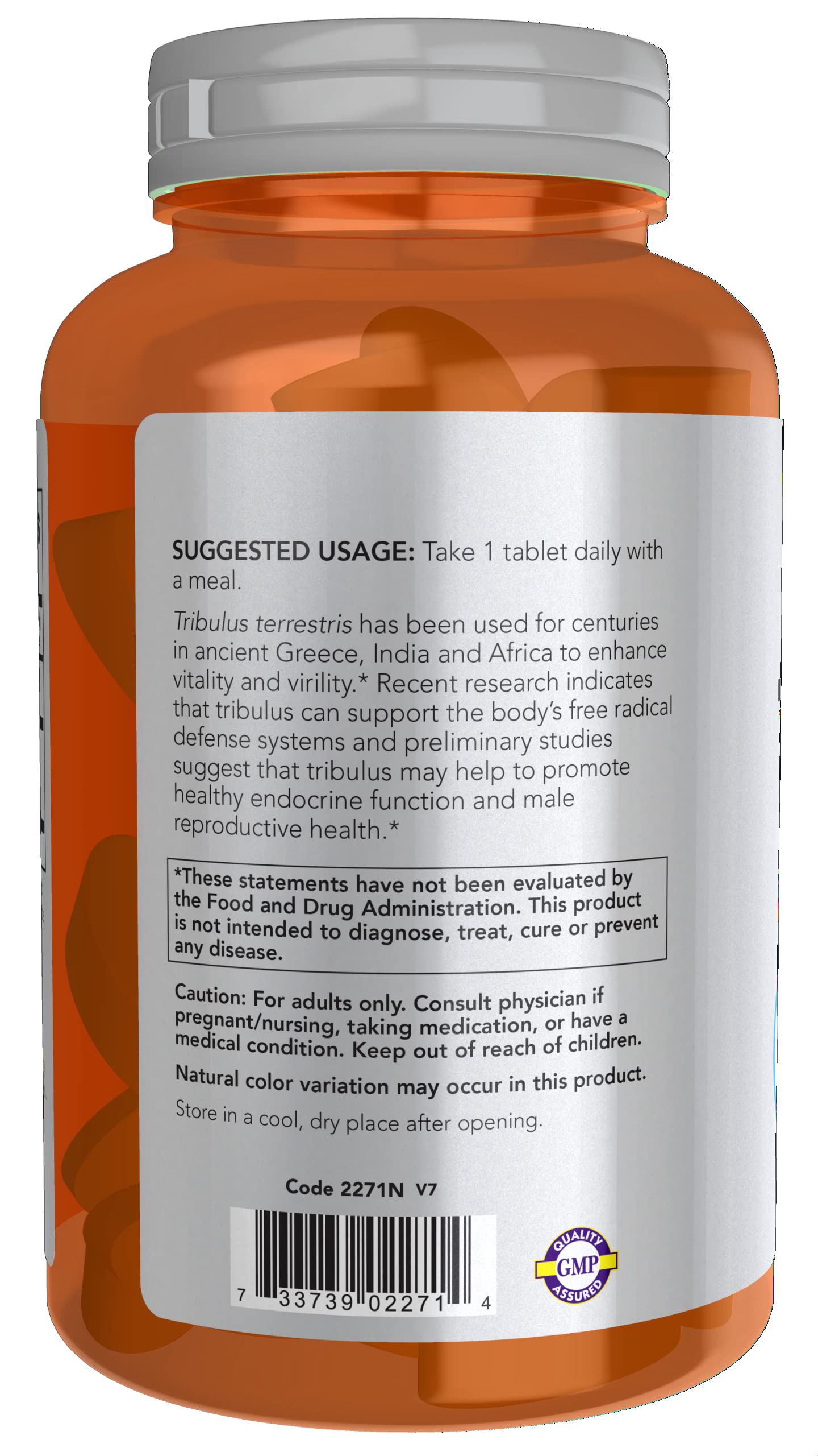 Foto 4 pulgar | Suplemento Now Foods Sports Nutrition Tribulus 1000 mg 180 Comprimidos - Venta Internacional