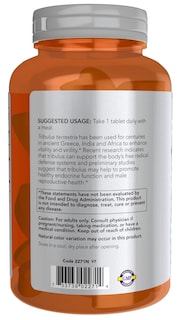 Foto 3 | Suplemento Now Foods Sports Nutrition Tribulus 1000 mg 180 Comprimidos - Venta Internacional
