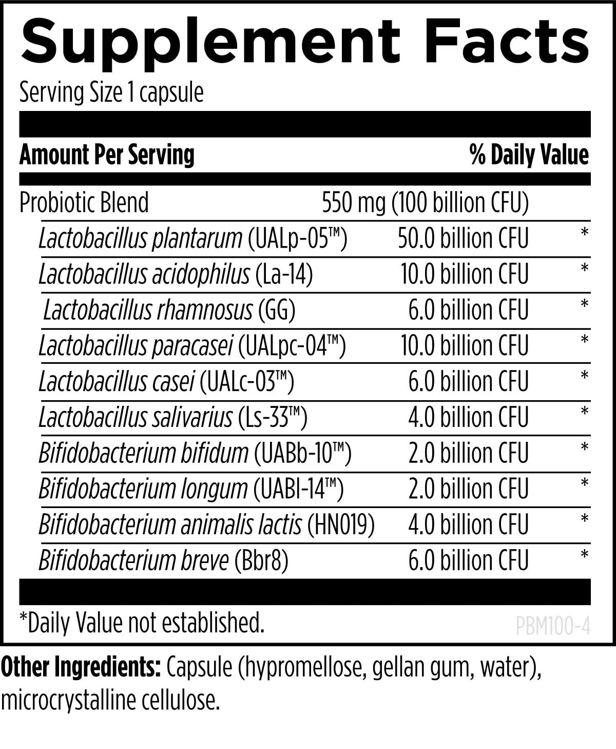 Foto 6 | Diseños De Suplementos Probióticos Para La Salud Probiomed 100 30 Cápsulas - Venta Internacional.